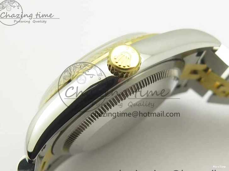 MiroTime 0519 DateJust 36 SS YG 126233 ARF 1:1 Best Edition Silver Dial Stick Markers on SS YG Jubilee Bracelet SH Elegant 3430